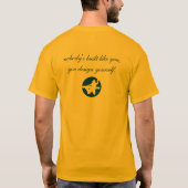 T-shirt PVD a construit l'or (Dos)