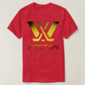 T-shirt PWHL Boston en détresse (Design devant)