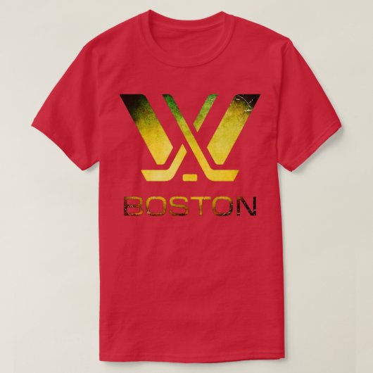 T-shirt PWHL Boston en détresse (Design devant)