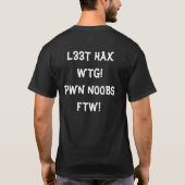 T-SHIRT PWN NOOBS FTW (Dos)