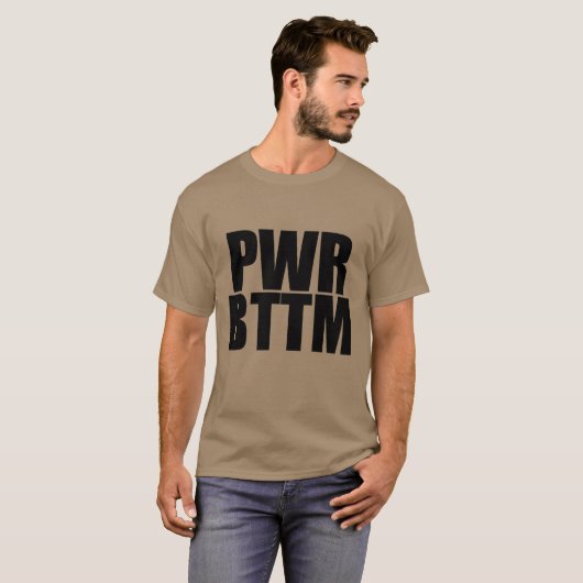 T-shirt PWR BTTM (Devant entier)