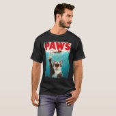 T-shirt Pws Chat Souris Parodie Chat Requin Chasse Souris  (Devant entier)