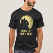 T-shirt Pws Up Don't care Couples Chat Kitten Chat Maman (Devant)