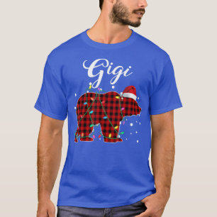 T-shirt Pyjama de buffle à correspondance rouge gigi