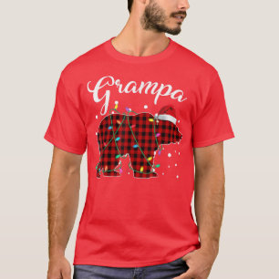 T-shirt Pyjama de buffle correspondant à l'ours rouge de l