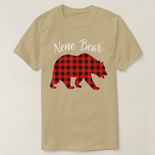 T-shirt Pyjama de famille de bisons à couvées rouges (Design devant)
