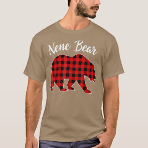 T-shirt Pyjama de famille de bisons à couvées rouges