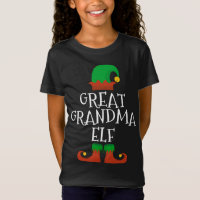 Pyjama de famille jumelée à Noël de Grand-mère Elf