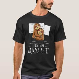 T-shirt Pyjama de la Sloth Sleeping