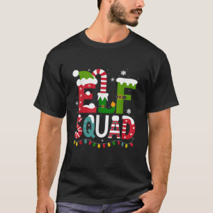 T-shirt Pyjama de Noël assorti pour famille de lutins Xmas