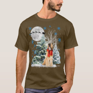 T-shirt Pyjama de Noël de Noël de neige au clair de lune