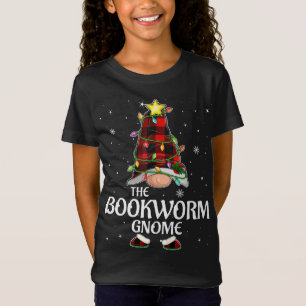 T-Shirt Pyjama de Noël Gnome Correspondant à un ver de liv
