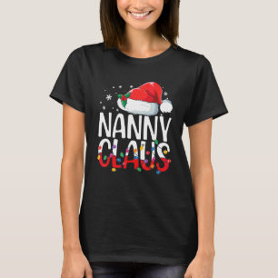 T-shirt Pyjama de Noël Nanny Claus assortis pour la famill