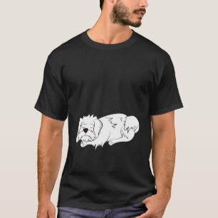 T-shirt Pyjama Enfant Snooze Léger Chien Maltais Sleep