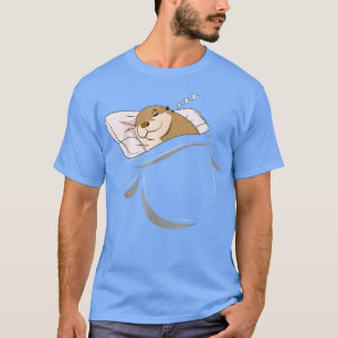 T-shirt Pyjamas d'animaux coureurs de Otter Nap PJ's tenue