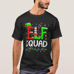 T-shirt Pyjamas de Noël assortis pour famille de lutins lu