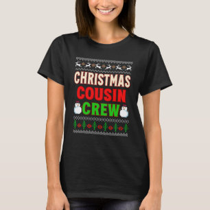 T-shirt Pyjamas de Noël de l'équipage Cousin Cadeaux Cousi