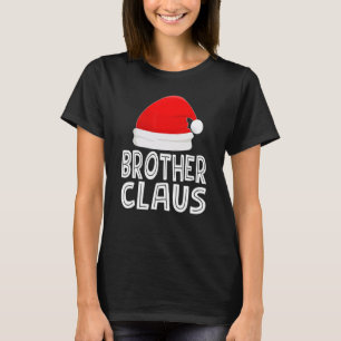 T-shirt Pyjamas de Noël Santa Claus Chemise de Noël, FRÈRE