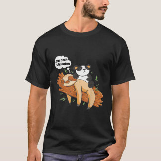 T-shirt Pyjamas de sommeil Sloth Panda 5 minutes