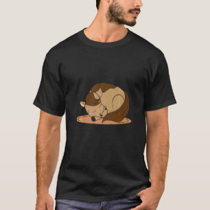 T-shirt Pyjamas Enfants Bois Léger Enfants Cheval Slee