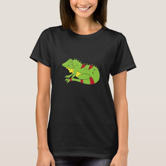 T-shirt Pyjamas Enfants Lumières Lizard Iguanas (Devant)