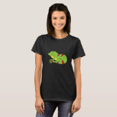 T-shirt Pyjamas Enfants Lumières Lizard Iguanas (Devant entier)