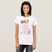 T-shirt Pyjamas mignons de chiot (Devant entier)
