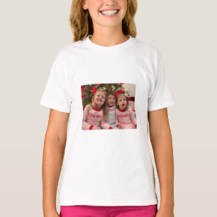 T-shirt Pyjamas monogrammes pour enfants personnalisés
