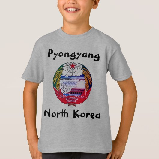 T-shirt Pyongyang, Corée du Nord (RPDC) Royaume ermite (Devant)