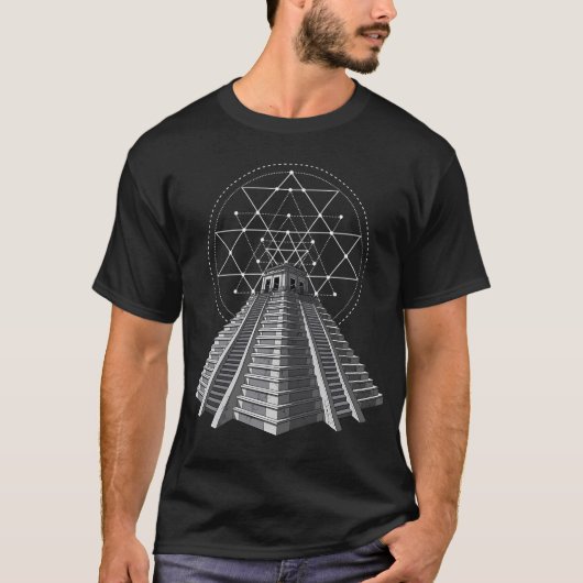 T-shirt Pyramide ancienne des Aztèques (Devant)