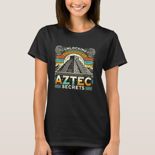 T-shirt Pyramide aztèque autochtone maya Aztec Jagua (Devant)