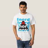 T-shirt Pyramide d'Illuminati - grand Fnord blanc (Devant entier)