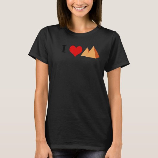 T-shirt Pyramide égyptienne antique (Devant)