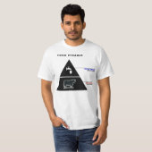 T-shirt Pyramide zéro T (Devant entier)