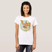 T-shirt Pyramides de Camel Gizeh (Devant entier)