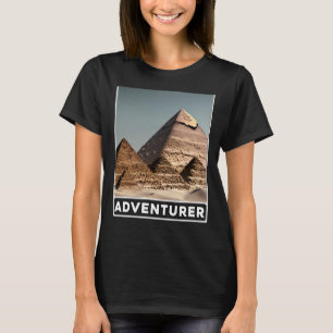 T-shirt Pyramides de Gizeh Cairo Egypt Adventurer