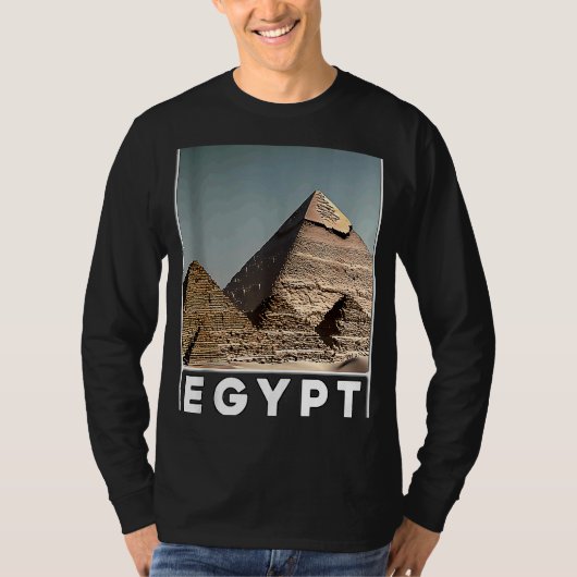 T-shirt Pyramides de Gizeh Le Caire Egypte (Devant)