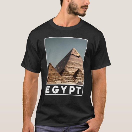 T-shirt Pyramides de Gizeh Le Caire Egypte (Devant)