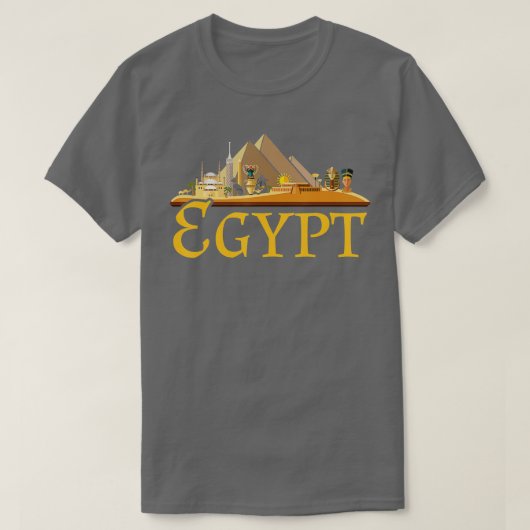 T-shirt Pyramides Égypte (Design devant)