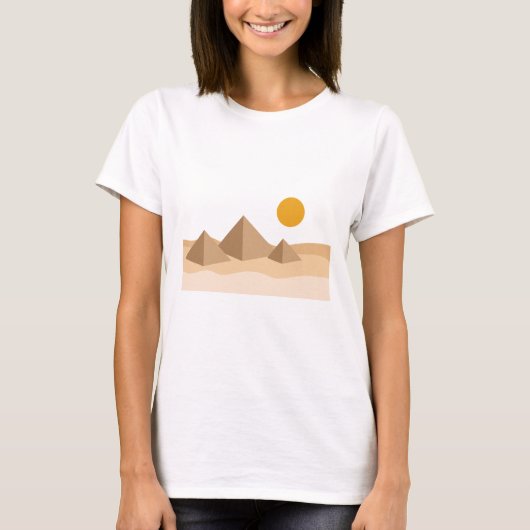 T-shirt Pyramides égyptiennes (Devant)