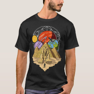 T-shirt Pyramides égyptiennes Géométrie sacrée