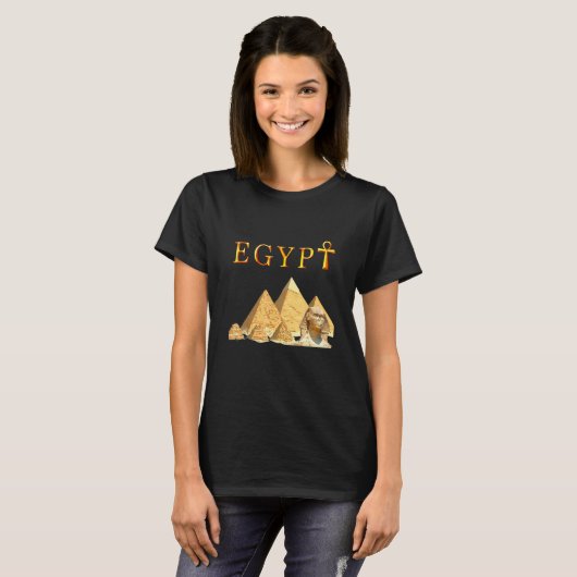 T-shirt Pyramides pharaons Sphinx Egypte Tut Egyptian Tee (Devant entier)