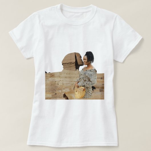 T-shirt Pyramides Sphinx Ancien Souvenir Égypte (Design devant)