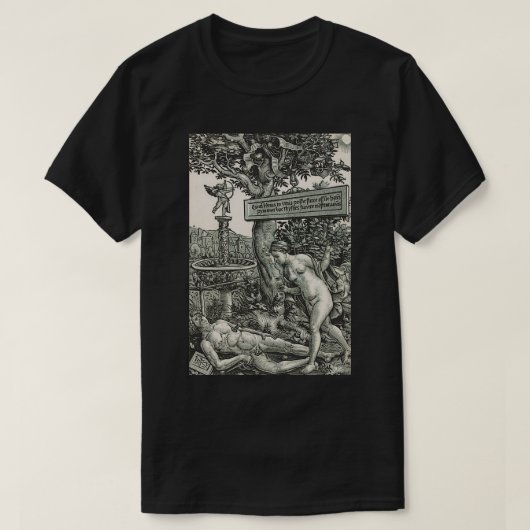 T-shirt Pyramus et Thisbe par Hans Wechtlin (Design devant)