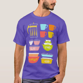 T-shirt Pyrex Joties Verre Vintage Cuisine