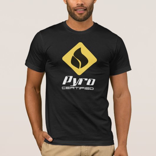 T-shirt Pyro a certifié (Devant)