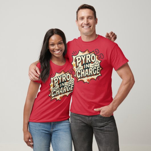 T-shirt Pyro en charge (Unisexe)