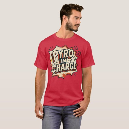 T-shirt Pyro en charge (Devant entier)