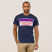 T-shirt pyromane signalé prudence (Devant entier)