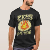 T-shirt Pyrotechnicien Équipage Pyrotechnique Fireworks Py (Devant)